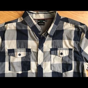 NWOT ⭐️ Burnside Checkered Button-Down